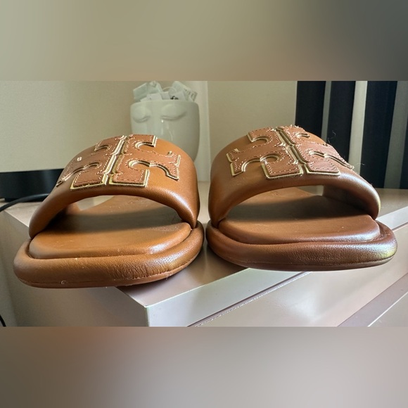 New Tory Burch Double T Slide Size 8.5 - Picture 3 of 7